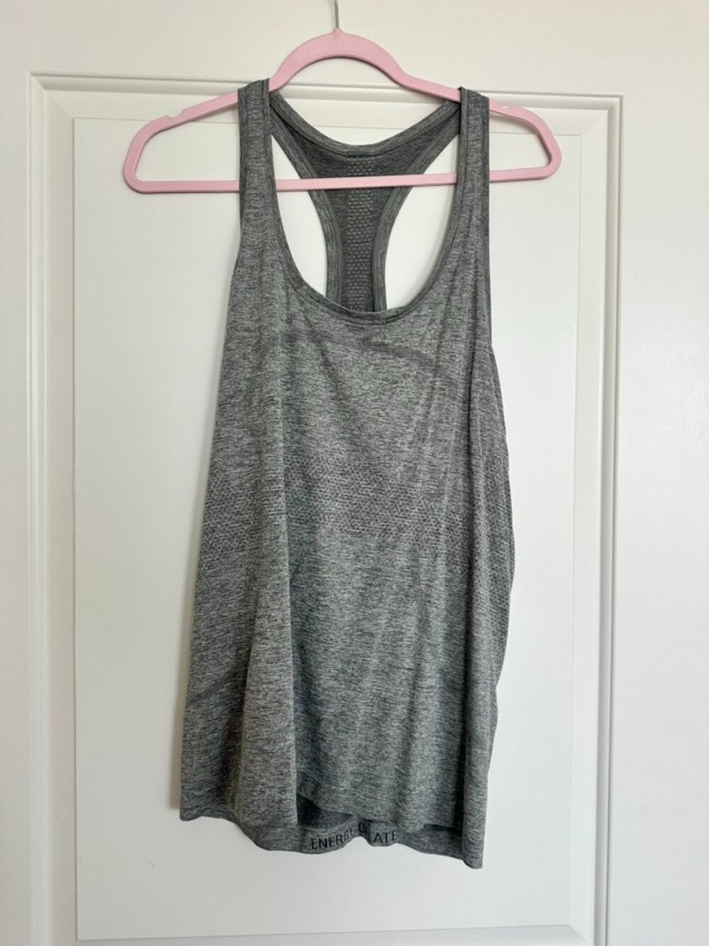 Lululemon Gray Swiftly Tech Racerback Workout Tank Top Size 14 Like New